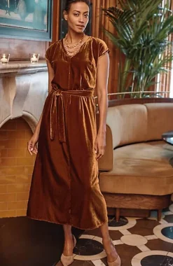 Velvet Maxi Dress | Jjill