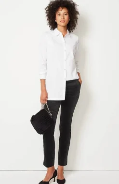Velveteen Stretch Slim-Leg Pants | Jjill