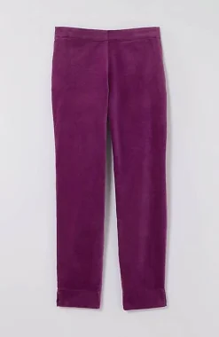 Velveteen Stretch Slim-Leg Pants | Jjill