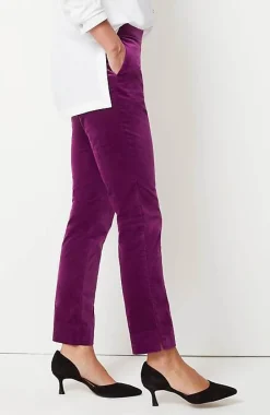 Velveteen Stretch Slim-Leg Pants | Jjill