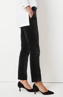Velveteen Stretch Slim-Leg Pants | Jjill