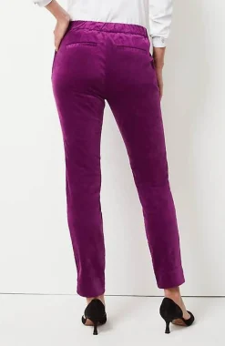 Velveteen Stretch Slim-Leg Pants | Jjill