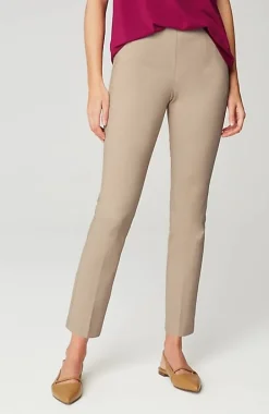 Versatile Cotton-Stretch Slim-Leg Pants | Jjill