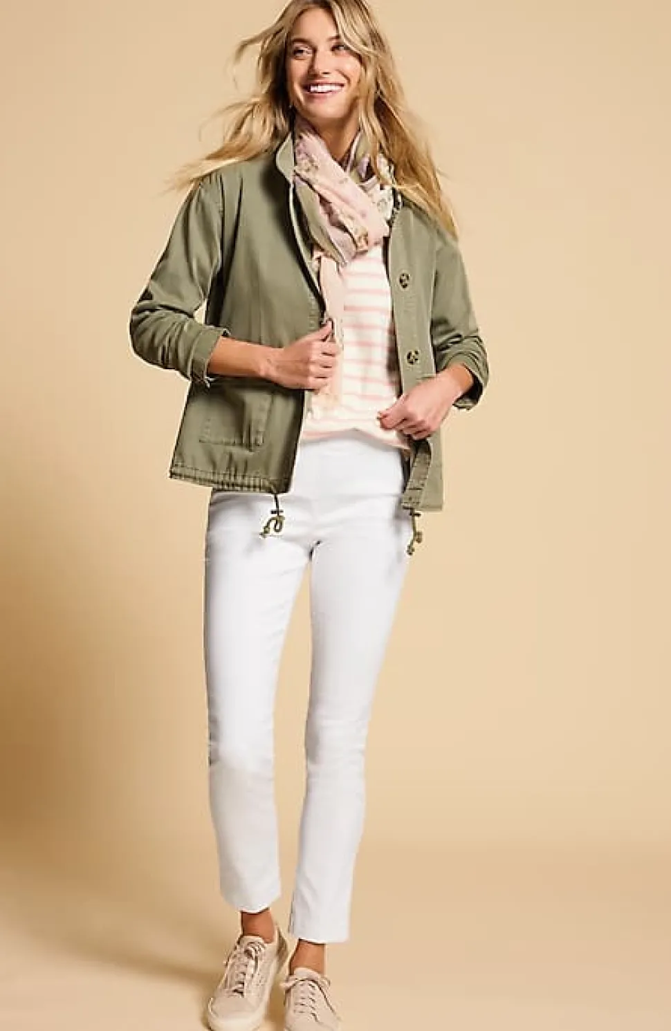 Versatile Cotton-Stretch Slim-Leg Pants | Jjill