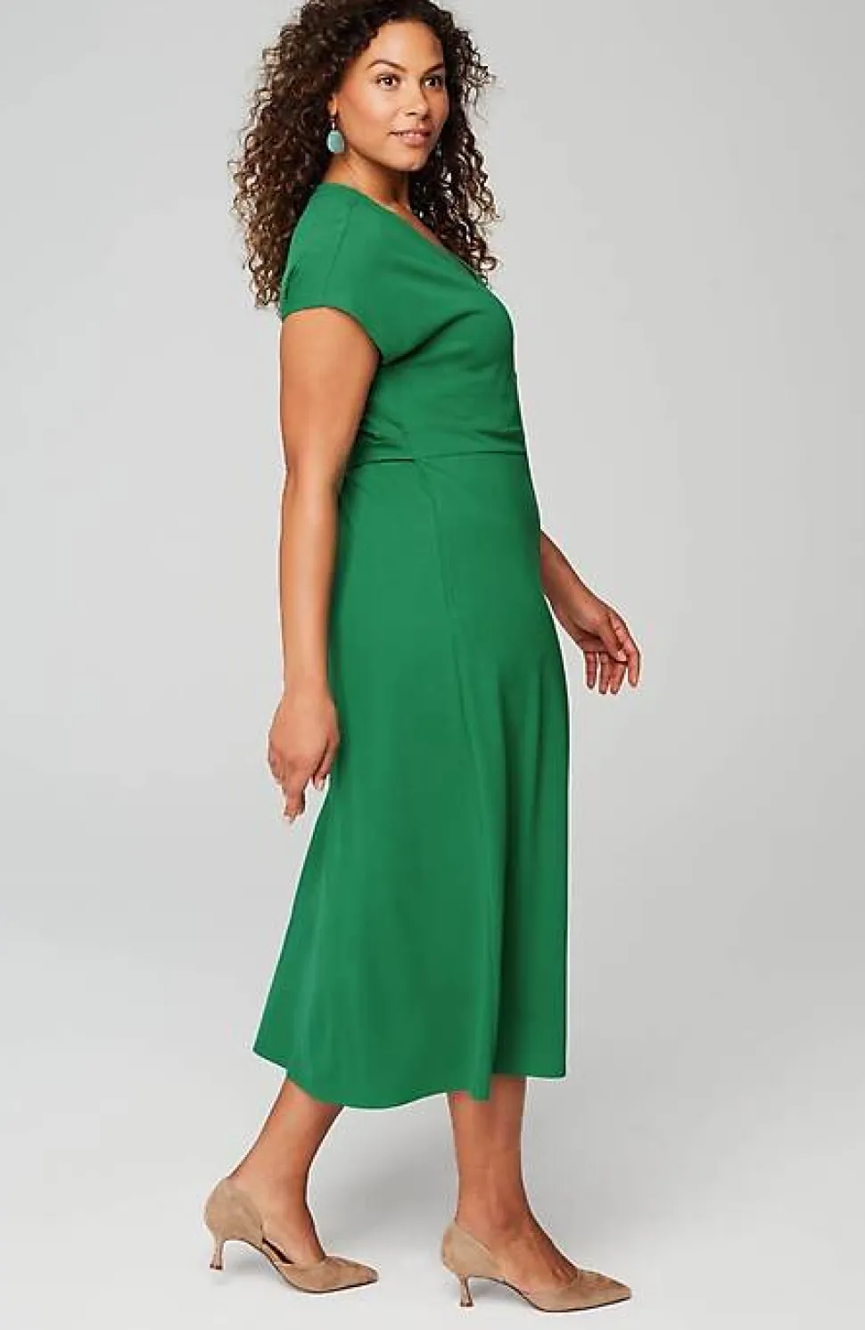 Versatile V-Neck Dress | Jjill
