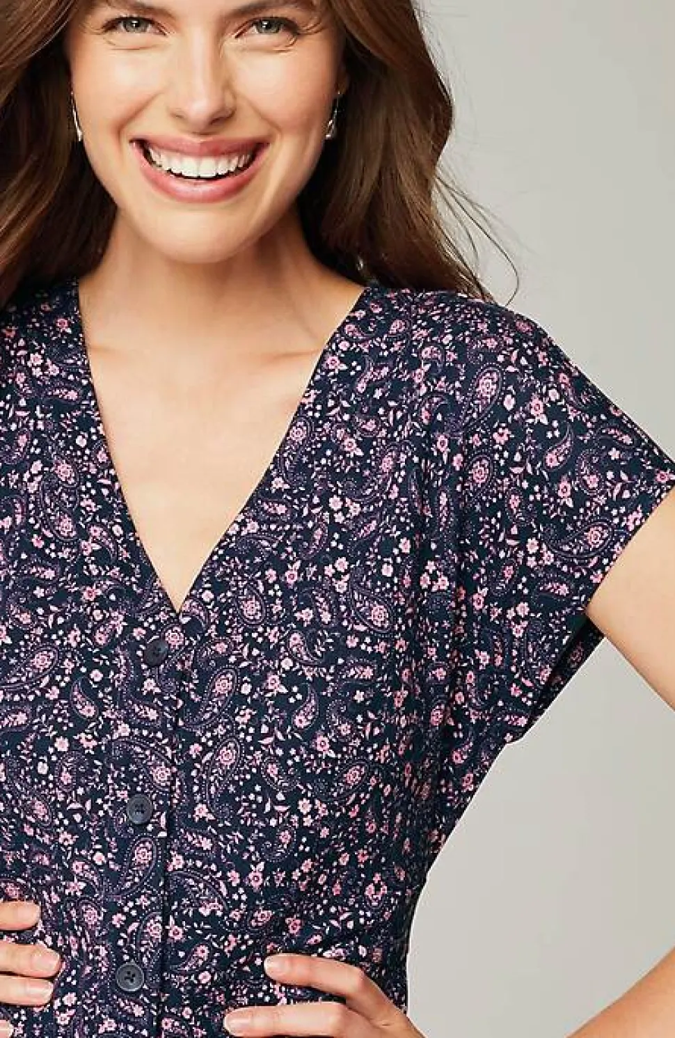 Versatile V-Neck Dress | Jjill