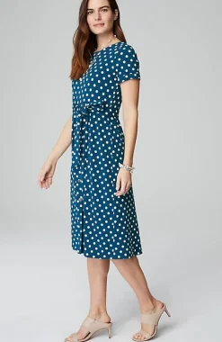 Wearever Belted Midi Dress | Jjill