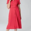 Wearever Button-Front Belted Shirtdress | Jjill