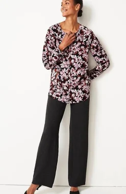 Wearever Button-Front Blouse | Jjill