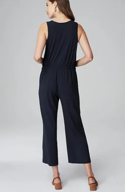 Wearever Button-Front Jumpsuit | Jjill