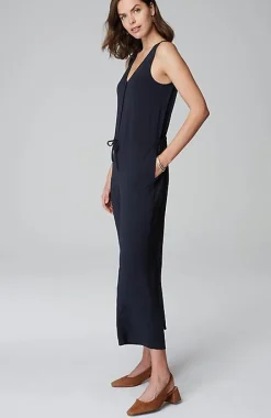 Wearever Button-Front Jumpsuit | Jjill