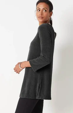 Wearever Chenille Knit A-Line Tunic | Jjill