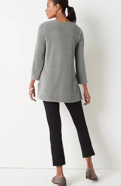 Wearever Chenille Knit A-Line Tunic | Jjill