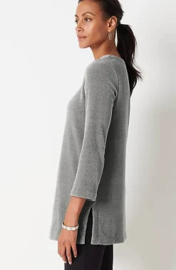 Wearever Chenille Knit A-Line Tunic | Jjill