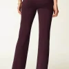 Wearever Double-Face Jersey Boot-Cut Trousers | Jjill