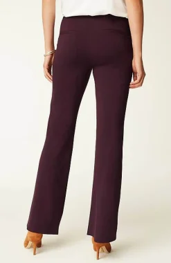 Wearever Double-Face Jersey Boot-Cut Trousers | Jjill