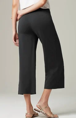 Wearever Double-Face Jersey Pintucked Crops | Jjill