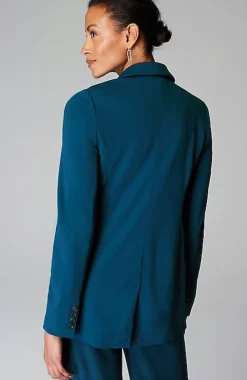 Wearever Double-Face Jersey Notch-Collared Blazer | Jjill