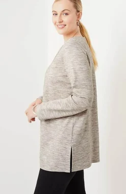 Wearever Double-Face Jersey V-Neck Tunic | Jjill