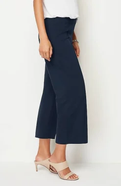 Wearever Double-Face Jersey Pintucked Crops | Jjill