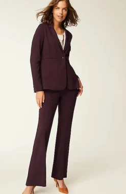 Wearever Double-Face Jersey Boot-Cut Trousers | Jjill