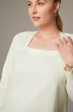 Wearever Double-Face Jersey Square-Neck Top | Jjill