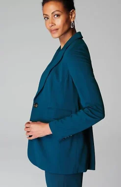 Wearever Double-Face Jersey Notch-Collared Blazer | Jjill