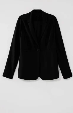 Wearever Double-Face Jersey Tailored Blazer | Jjill