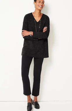 Wearever Double-Face Jersey V-Neck Tunic | Jjill