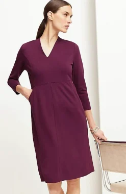 Wearever Double-Face Jersey Sheath Dress | Jjill