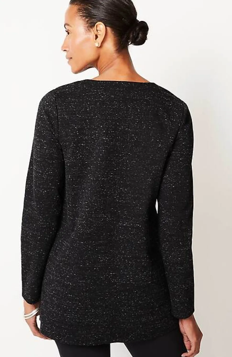 Wearever Double-Face Jersey V-Neck Tunic | Jjill