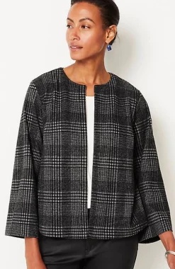 Wearever Double-Knit Jacquard Cropped Jacket | Jjill