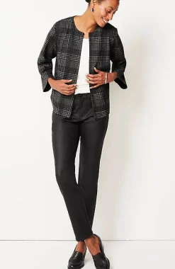 Wearever Double-Knit Jacquard Cropped Jacket | Jjill