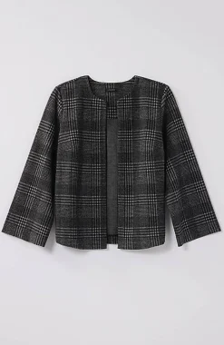 Wearever Double-Knit Jacquard Cropped Jacket | Jjill