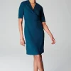 Wearever Draped Twist-Front Dress | Jjill
