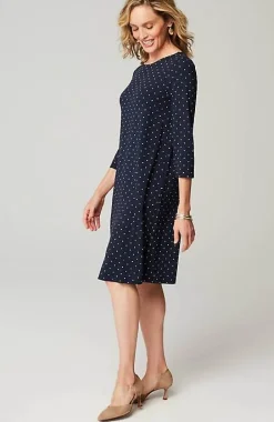Wearever Easy Pleat-Back Dress | Jjill