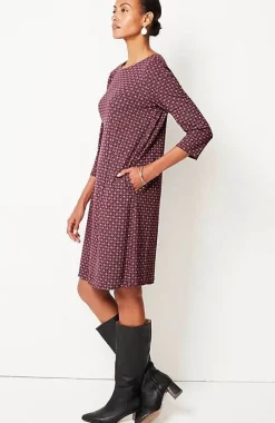 Wearever Easy Pleat-Back Dress | Jjill