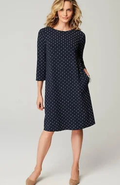 Wearever Easy Pleat-Back Dress | Jjill