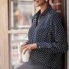 Wearever Easy-Care A-Line Button-Front Shirt | Jjill