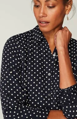 Wearever Easy-Care A-Line Button-Front Shirt | Jjill