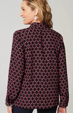 Wearever Easy-Care A-Line Button-Front Shirt | Jjill