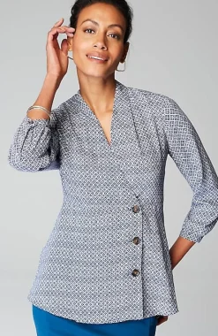 Wearever Easy-Care Peplum Top | Jjill