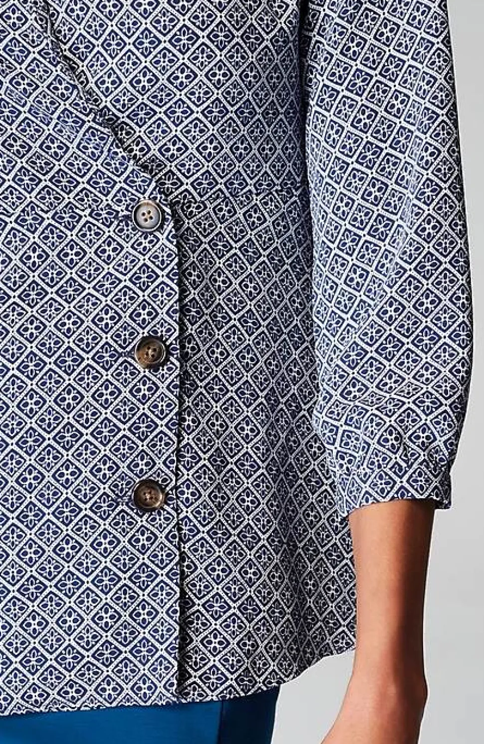 Wearever Easy-Care Peplum Top | Jjill