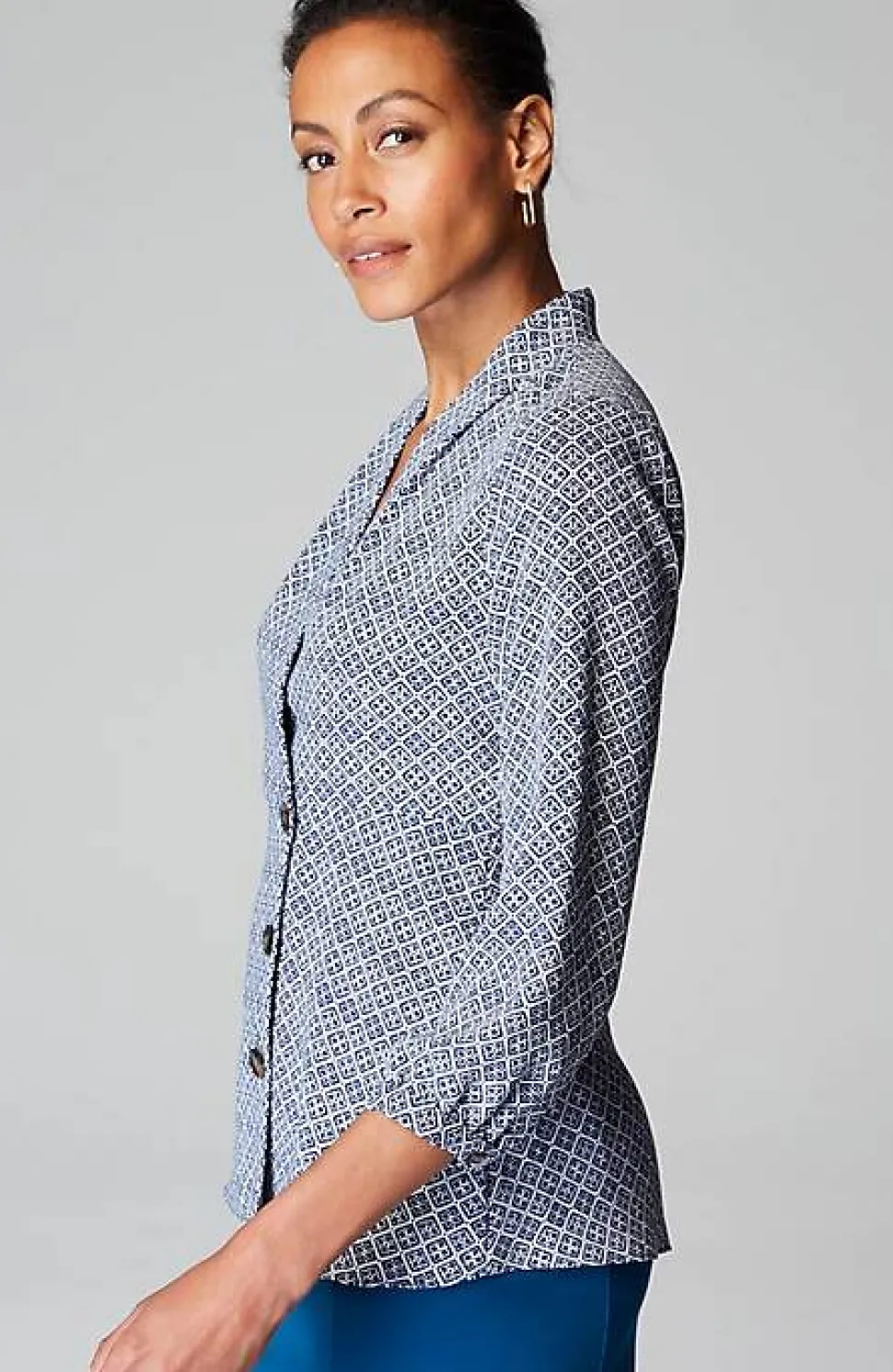 Wearever Easy-Care Peplum Top | Jjill