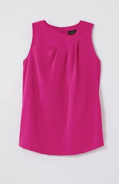 Wearever Easy-Care Pleated Top | Jjill