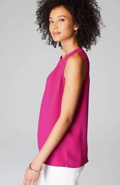 Wearever Easy-Care Pleated Top | Jjill