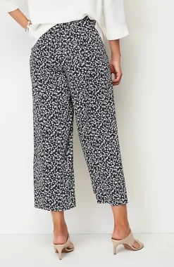 Wearever Easy-Care Woven Wide-Leg Crops | Jjill