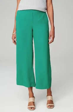 Wearever Easy-Care Woven Wide-Leg Crops | Jjill