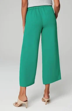 Wearever Easy-Care Woven Wide-Leg Crops | Jjill