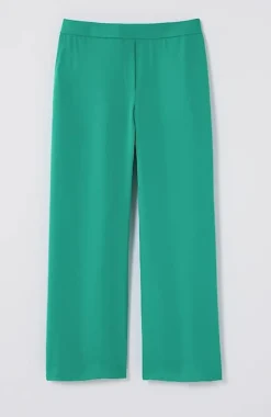 Wearever Easy-Care Woven Wide-Leg Crops | Jjill